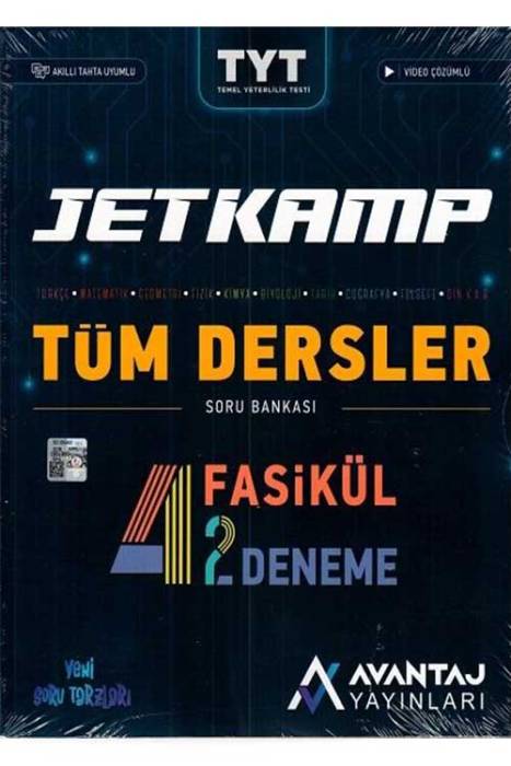 Avantaj TYT Jet Kamp Tüm Dersler Soru Bankası (4 Fasikül 2 Deneme) Avantaj Yayınları