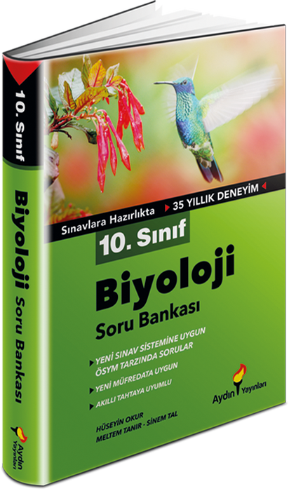 Aydın 10. Sınıf Biyoloji Soru Bankası Aydın Yayınları