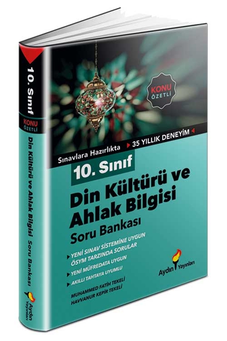 Aydın 10. Sınıf Din Kültürü ve Ahlak Bilgisi Konu Özetli Soru Bankası Aydın Yayınları