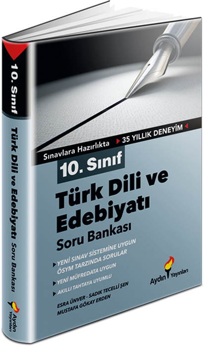 Aydın 10. Sınıf Türk Dili ve Edebiyatı Soru Bankası Aydın Yayınları