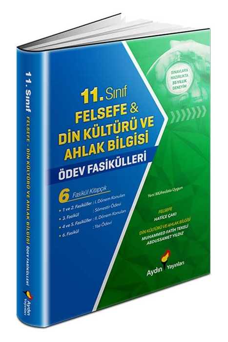 Aydın 11. Sınıf Felsefe Din Kültürü ve Ahlak Bilgisi Ödev Fasikülleri Aydın Yayınları