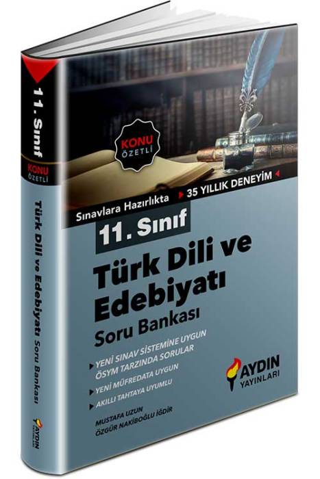 Aydın 2022 11. Sınıf Türk Dili ve Edebiyatı Konu Özetli Soru Bankası Aydın Yayınları