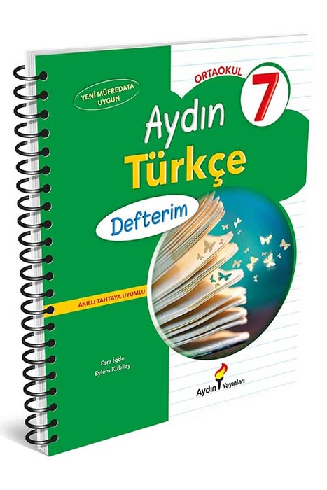Aydın 7. Sınıf Türkçe Defterim Aydın Yayınları