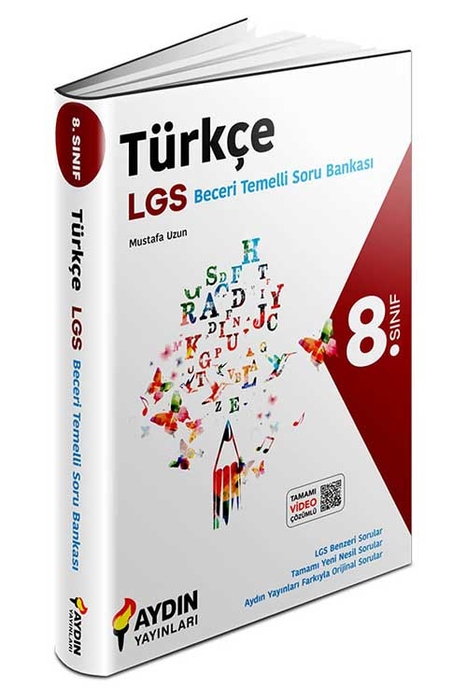 Aydın 8. Sınıf LGS Türkçe Beceri Temelli Soru Bankası Aydın Yayınları