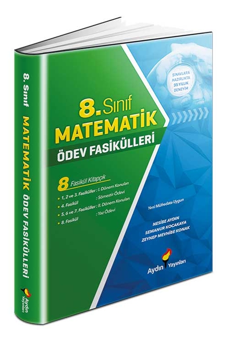 Aydın 8. Sınıf Matematik Ödev Fasikülleri Aydın Yayınları