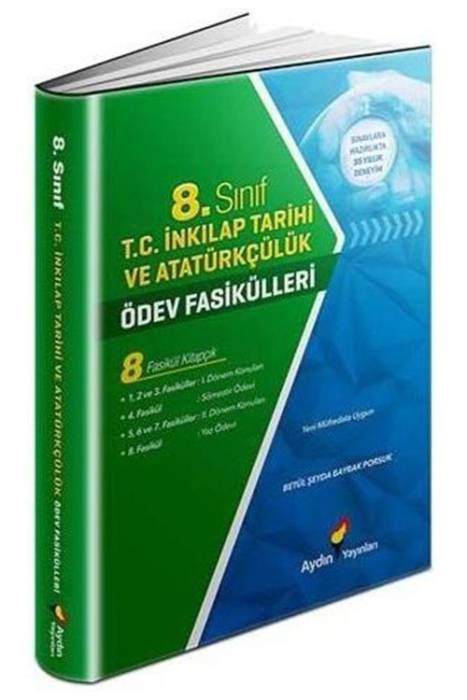 Aydın 8. Sınıf TC İnkılap Tarihi ve Atatürkçülük Ödev Fasikülleri Aydın Yayınları