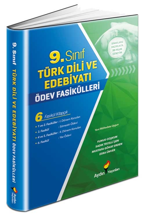 Aydın 9. Sınıf Türk Dili ve Edebiyatı Ödev Fasikülleri Aydın Yayınları