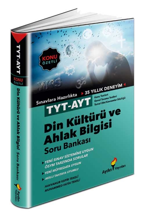 Aydın TYT AYT Din Kültürü ve Ahlak Bilgisi Konu Özetli Soru Bankası Aydın Yayınları