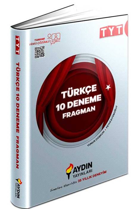 Aydın YKS TYT Türkçe Fragman 10 Deneme Video Çözümlü Aydın Yayınları