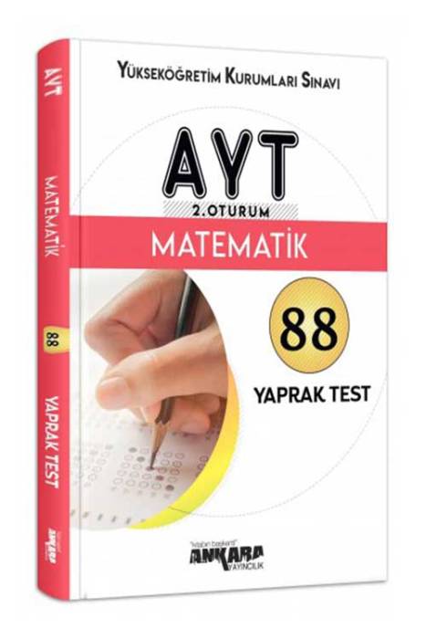 AYT 2. Oturum Matematik Yaprak Test Ankara Yayıncılık