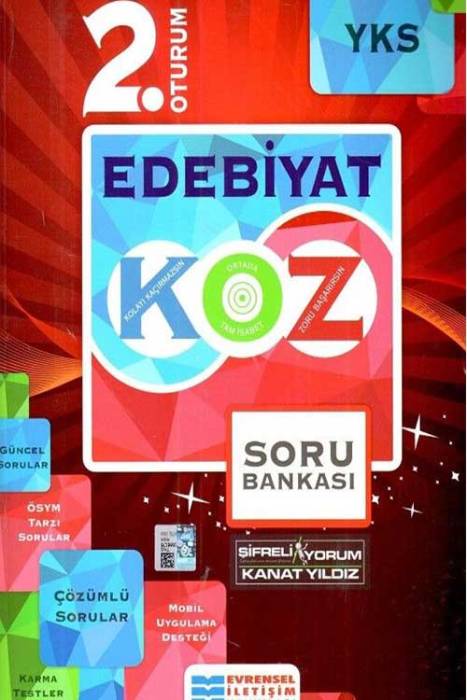 AYT Edebiyat KOZ Serisi Soru Bankası Evrensel İletişim Yayınları