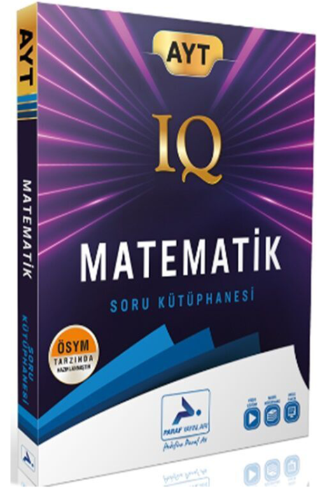 AYT Matematik IQ Soru Kütüphanesi Paraf Yayınları