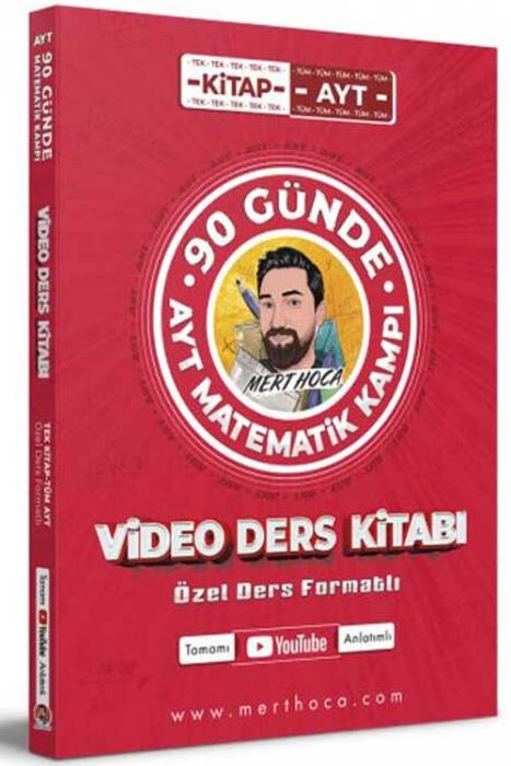 AYT Matematik Kampı 90 Günde Video Ders Kitabı Mert Hoca Yayınları