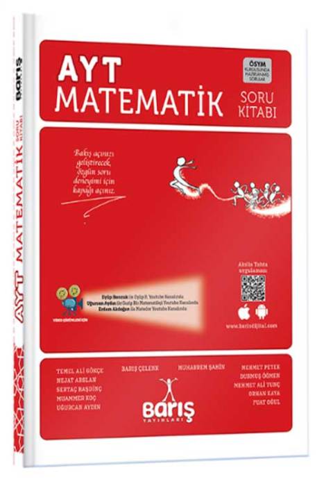 AYT Matematik Soru Kitabı Video Çözümlü Barış Çelenk Yayınları