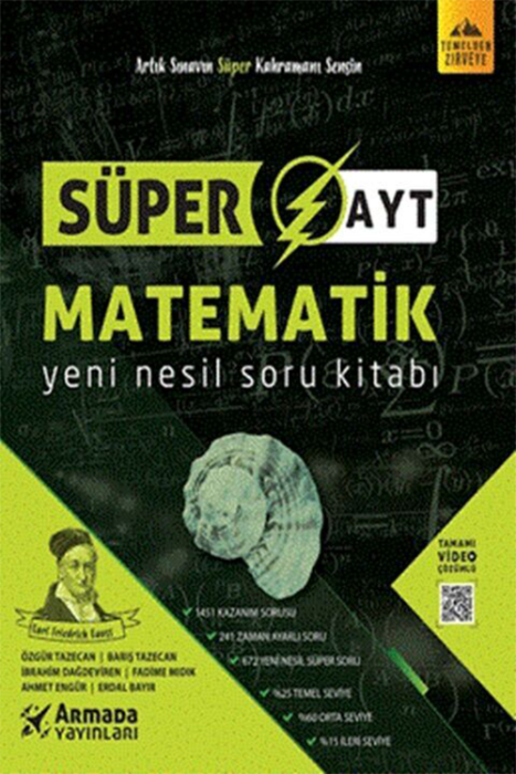 AYT Matematik Süper Soru Kitabı Armada Yayınları