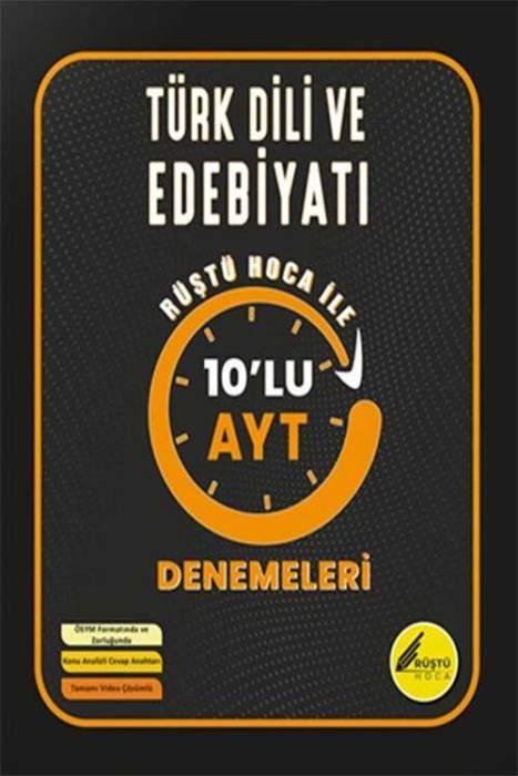 AYT Türk Dili ve Edebiyatı 10 lu Denemeleri Rüştü Hoca Yayınları