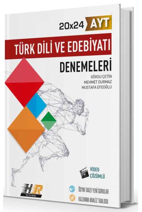 AYT Türk Dili ve Edebiyatı 20x24 Deneme Hız ve Renk Yayınları