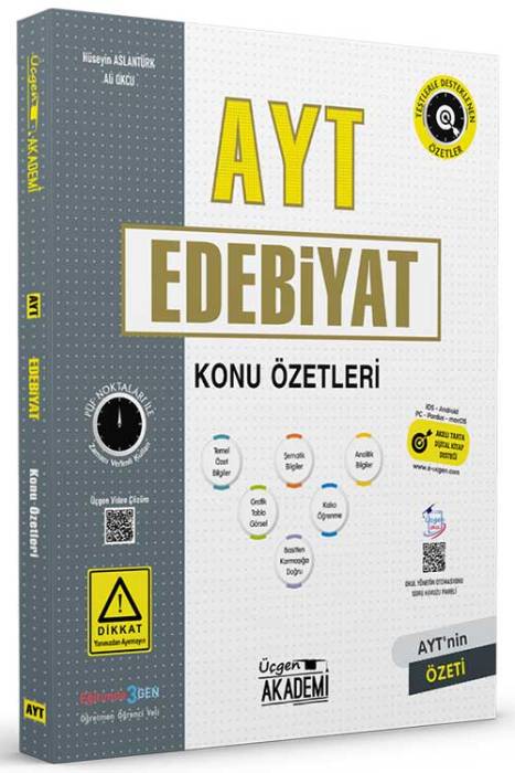 AYT Türk Dili ve Edebiyatı Konu Özeti Üçgen Akademi Yayınları
