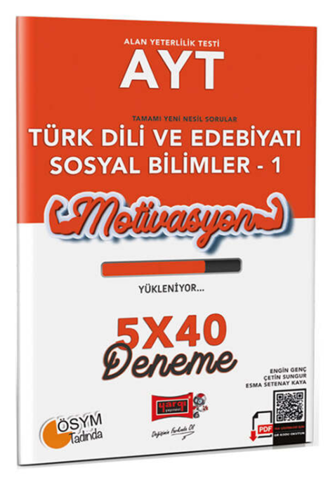 AYT Türk Dili ve Edebiyatı Sosyal Bilimler-1 5x40 Deneme Yargı Yayınları