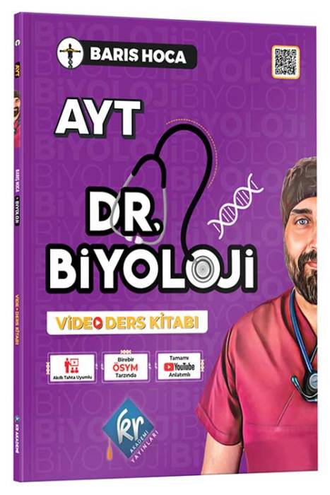 Barış Hoca AYT Dr. Biyoloji Video Ders Kitabı KR Akademi Yayınları