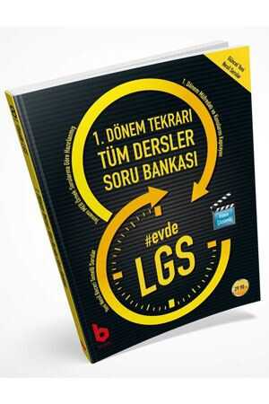 Basamak 8. Sınıf LGS 1. Dönem Tekrarı Tüm Dersler Evde Soru Bankası Basamak Yayınları