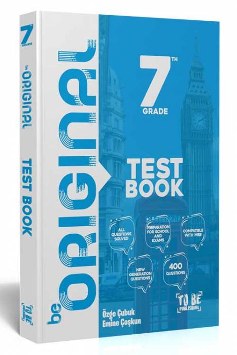 2022 Be Original 7 Grade Test BookTo Be Publishing