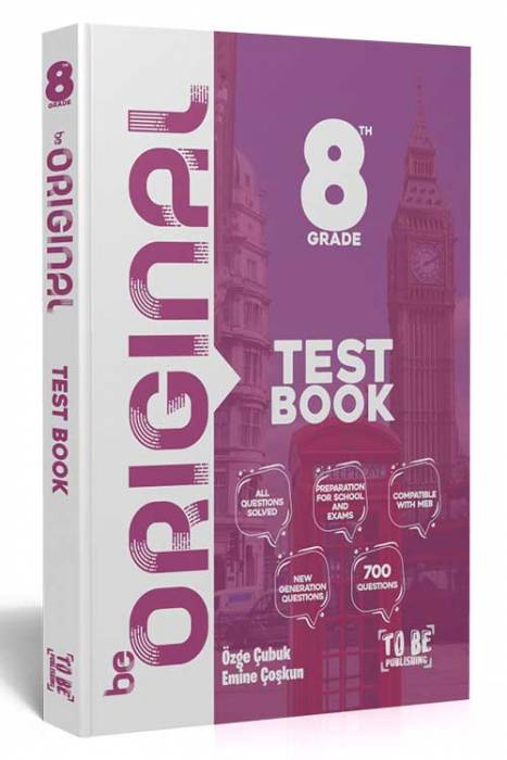 2022 Be Original 8 Grade Test BookTo Be Publishing