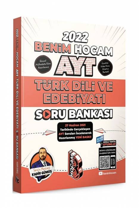 Benim Hocam 2022 AYT Türk Dili ve Edebiyatı Soru Bankası Benim Hocam Yayınları