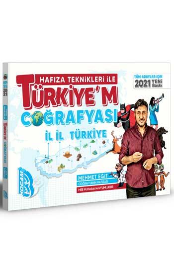 Benim Hocam 2021 Tüm Adaylar İçin Hafıza Teknikleri İle Türkiye'm Coğrafyası Benim Hocam Yayınları
