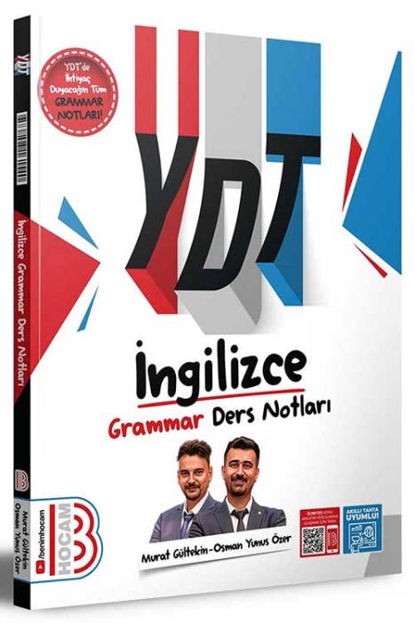 2024 YDT İngilizce Grammar Ders Notları Benim Hocam Yayınları