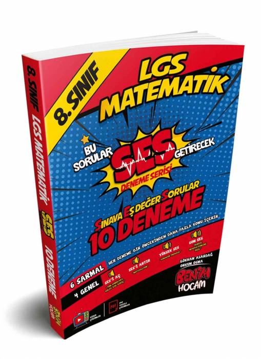 Benim Hocam LGS 8. Sınıf SES Serisi Matemaik 10 Fasikül Deneme Benim Hocam Yayınları