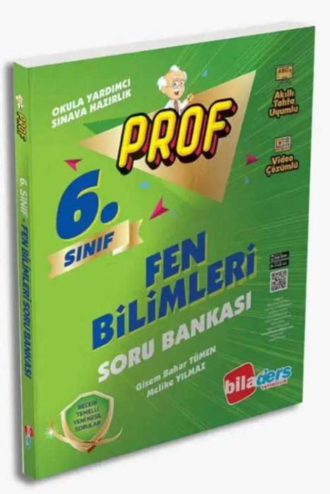 Biladers 6.sınıf Prof Fen Bilimleri Soru Bankası Biladers Yayınları