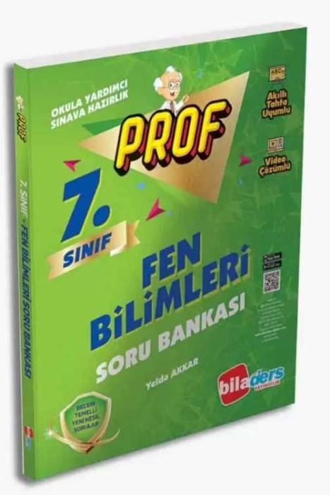 Biladers 7.sınıf Prof Fen Bilimleri Soru Bankası Biladers Yayınları