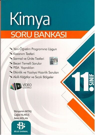 Bilgi Sarmal 11. Sınıf Kimya Soru Bankası Bilgi Sarmal Yayınları