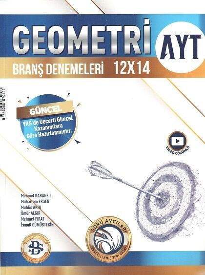 AYT Geometri 12 x 14 Branş Denemeleri Bilgi Sarmal Yayınları 