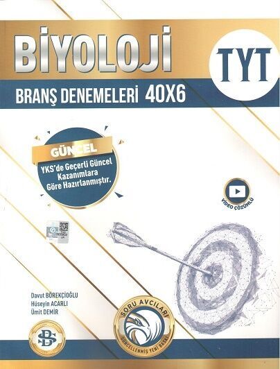  TYT Biyoloji 40 x 6 Branş Denemeleri Bilgi Sarmal Yayınları