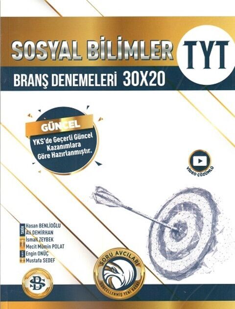 Bilgi Sarmal TYT Sosyal Bilimler 30 x 20 Branş Denemeleri Bilgi Sarmal Yayınları