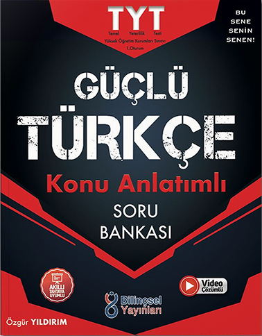 Bilinçsel YKS TYT Türkçe Güçlü Konu Anlatımlı Soru Bankası Bilinçsel Yayınları