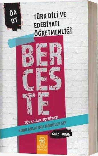 Birdem ÖABT BERCESTE Türk Dili ve Edebiyatı Öğretmenliği Türk Halk Edebiyatı Konu Anlatımlı Birdem Yayıncılık