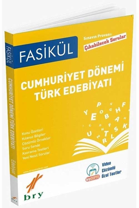 Birey Cumhuriyet Dönemi Türk Edebiyatı Fasikül Sınavın Provası Çıkabilecek Sorular Birey Yayınları