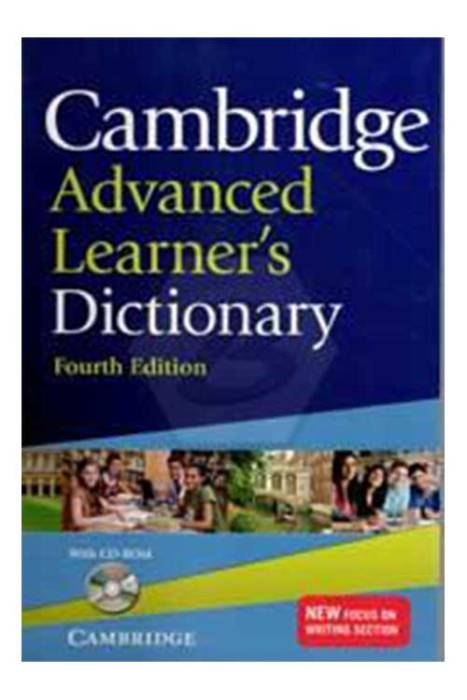 Cambrıdge University Advanced Learners Dıctıonary With CD ROM