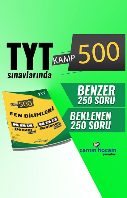 Canım Hocam TYT Fen Bilimleri Kamp 500 Denemesi Canım Hocam Yayınları