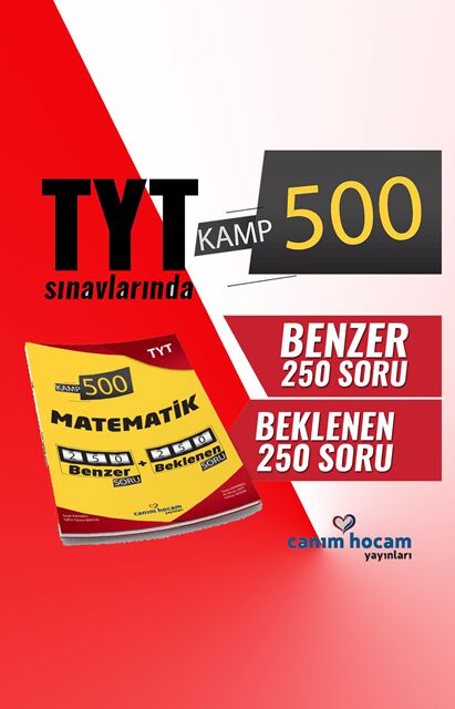 Canım Hocam TYT Matematik Kamp 500 Denemesi Canım Hocam Yayınları