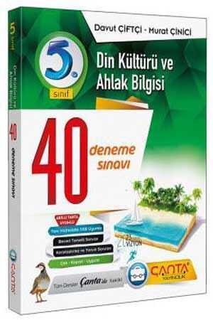Çanta 5. Sınıf Din Kültürü ve Ahlak Bilgisi 40 Branş Denemesi Çanta Yayınları
