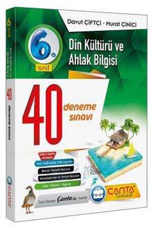 Çanta 6. Sınıf Din Kültürü ve Ahlak Bilgisi 40 Branş Denemesi Çanta Yayınları