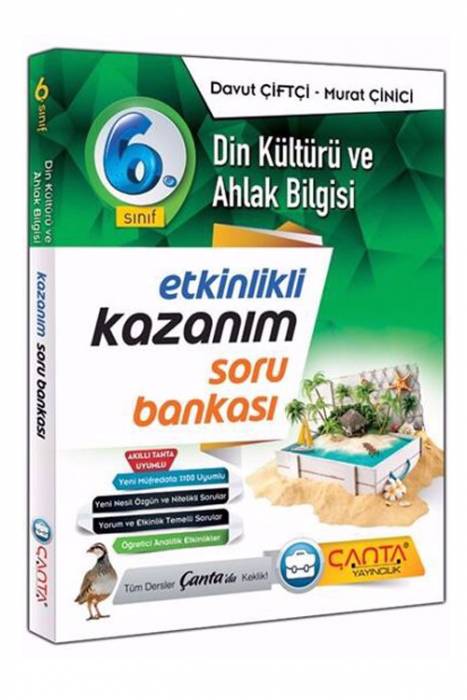 Çanta 6. Sınıf Din Kültürü ve Ahlak Bilgisi Kazanım Soru Bankası Çanta Yayınları