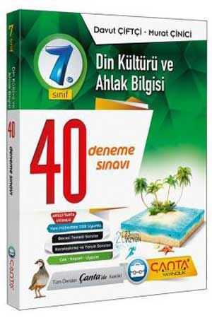 Çanta 7. Sınıf Din Kültürü ve Ahlak Bilgisi 40 Branş Denemesi Çanta Yayınları