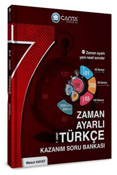 Çanta 2022 7. Sınıf Türkçe Zaman Ayarlı Kazanım Soru Bankası Çanta Yayınları