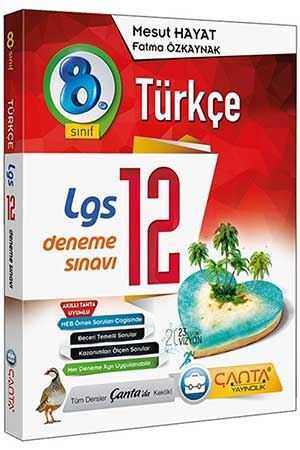 Çanta 8.Sınıf Türkçe LGS 12 Deneme Sınavı Çanta Yayınları