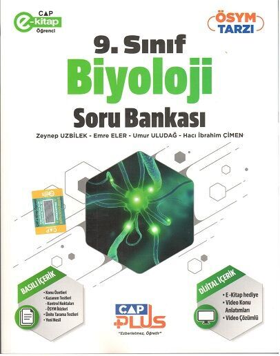Çap 9. Sınıf Anadolu Biyoloji Soru Bankası Çap Yayınları
